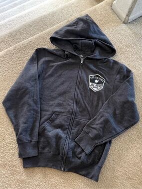 Youth Kingz Athletics Zip Up Jiu Jitsu Hoodie Sweatshirt